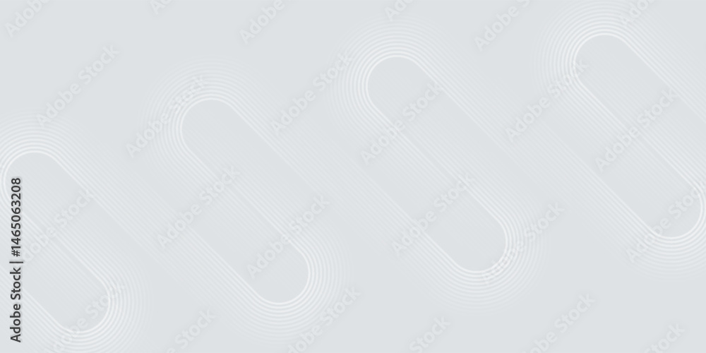 Abstract white glowing geometric lines on gray background. Modern shiny blue circle lines pattern. Futuristic technology concept. Suit for cover, poster, banner, brochure, header, website vector Abstract white glowing geometric lines on gray background. Modern shiny blue circle lines pattern. Futuristic technology concept. Suit for cover, poster, banner, brochure, header, website vector
