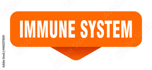 immune system sticker. immune system sign on transparent background