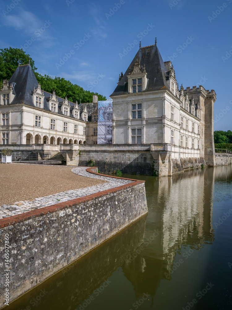 Obraz premium Château et jardin de Villandry sur la Loire