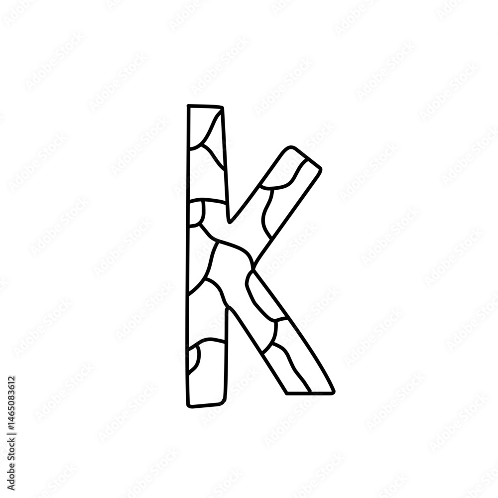 mosaic stain letters icon mosaic stain letters icon