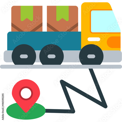 Last Mile Delivery Icon