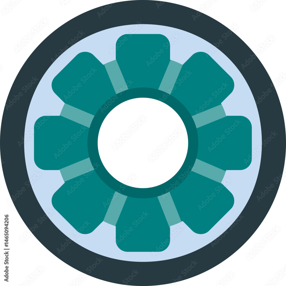 Warping and Curling Icon Warping and Curling Icon