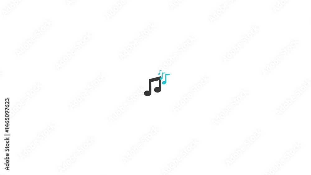 Entertainment icon in flat design motion style Entertainment icon in flat design motion style