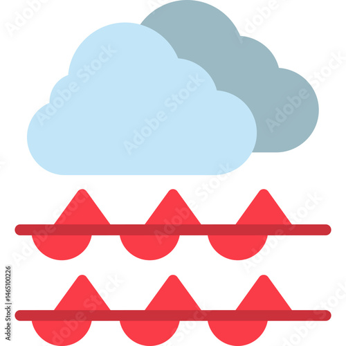 Warm Front Icon