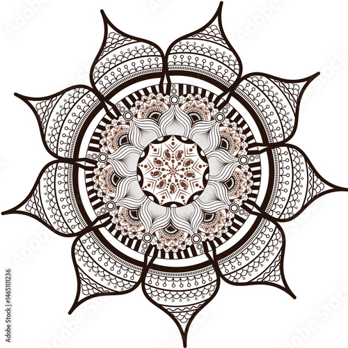 Ornate mandala design featuring 