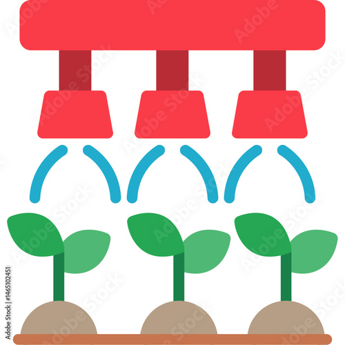 Irrigation Headland Icon