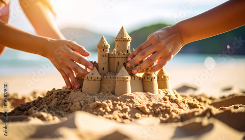 Sandburg bauen