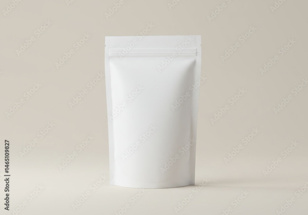 Pouch mockup for food, snack, or cosmetic packaging design presentation and branding Pouch mockup for food, snack, or cosmetic packaging design presentation and branding