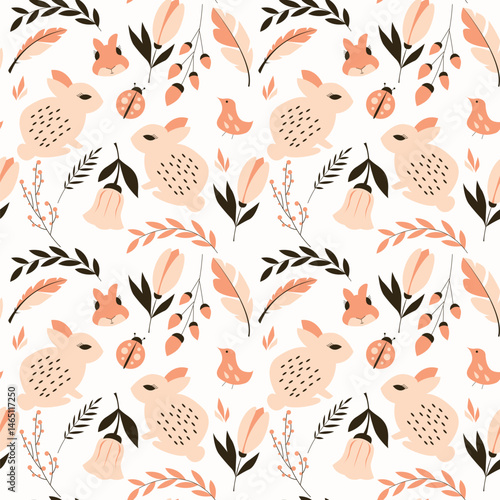 Scandinavian nordic pattern vector design illustration