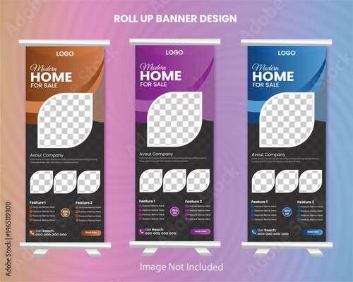Real estate rollup banner design

