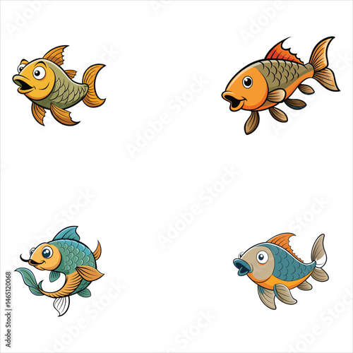 Common Carp Vector