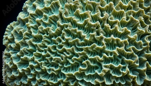 Fototapeta Naklejka Na Ścianę i Meble -  Intricate patterns of sea coral are highlighted in a close-up shot, showcasing the detail.