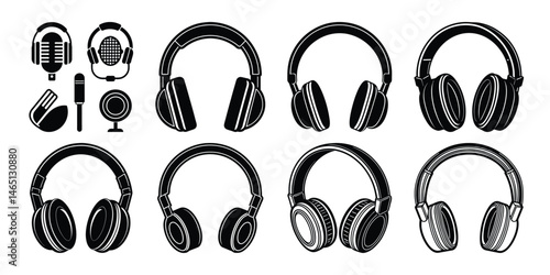 Audio Line Icons. Editable Stroke. Contains such icons as Sound, Volume, Mute, Music, Sound Wave, Frequency, Stereo, Mixer, Speaker, Earphones, Music, Radio, Microphone, Headphones, Speaking, Ear.