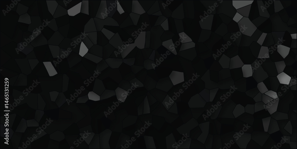 A voronoi diagram texture depicting a dark patterned design with geometric shapes and variations in tone for digital design A voronoi diagram texture depicting a dark patterned design with geometric shapes and variations in tone for digital design