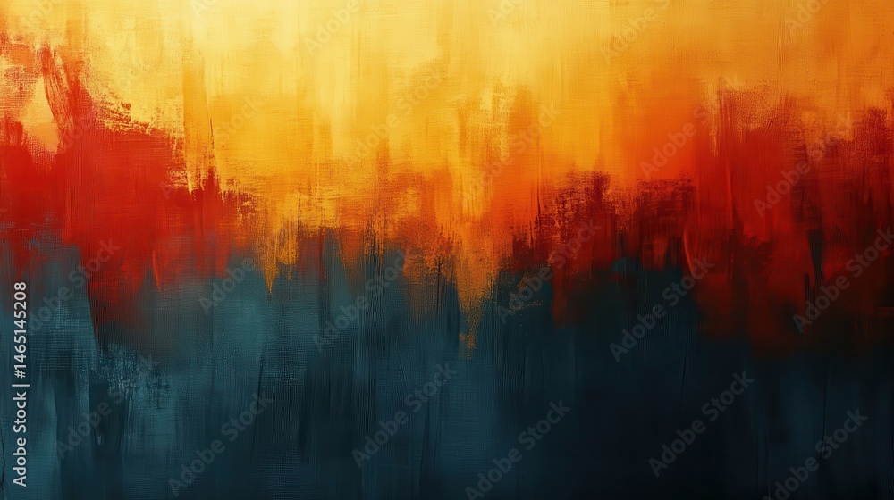 Abstract urban landscape painting Abstract urban landscape painting