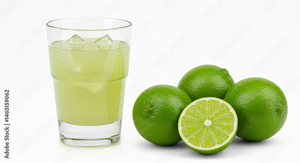 glass of lemonade glass of lemonade