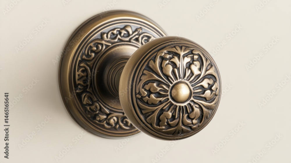 Ornate antique-style door knob Ornate antique-style door knob