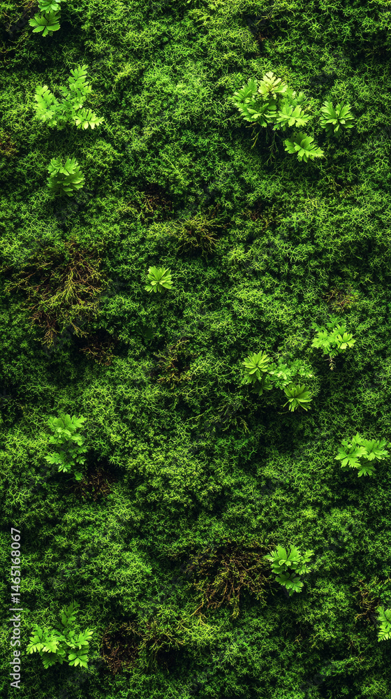 Top view of lush green moss forming a rich, natural background texture. Symbolizes life, growth, and nature’s softness—perfect for organic design, eco themes, or botanical visual elements.
Top view of lush green moss forming a rich, natural background texture. Symbolizes life, growth, and nature’s softness—perfect for organic design, eco themes, or botanical visual elements.