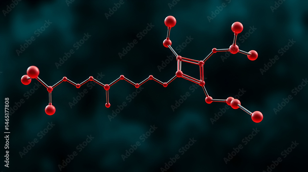 Obraz premium vasoactive intestinal peptide, chemical structure