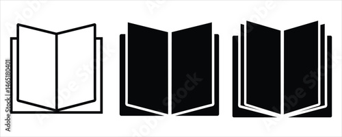 set of books vecto