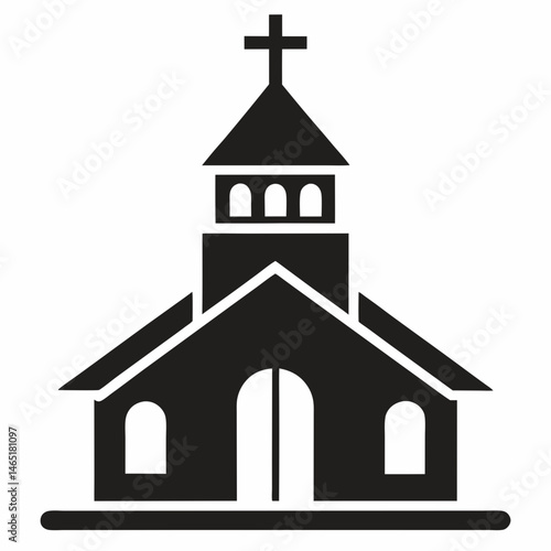 church icon vector illustration