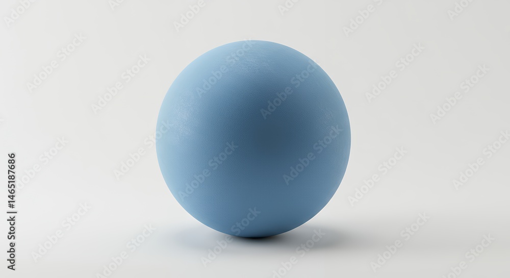 Blue sphere isolated on white background minimalist design element Blue sphere isolated on white background minimalist design element