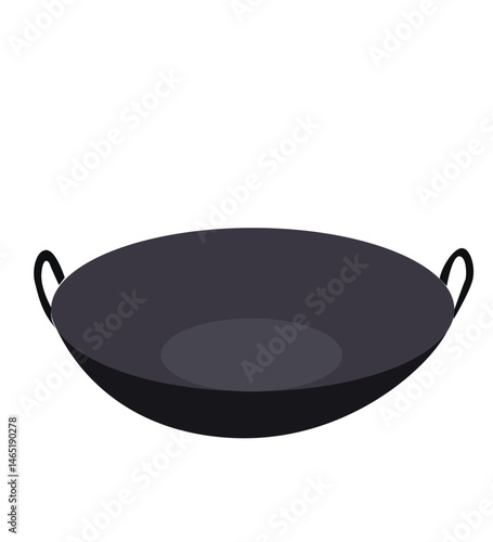 frying pan wok.frying pan vintage.Wok fry pan or chinese cooking pot