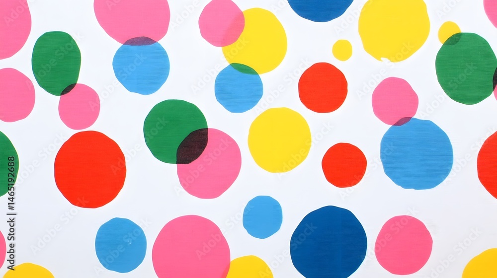 Abstract Colorful Circles Pattern Background Design Abstract Colorful Circles Pattern Background Design