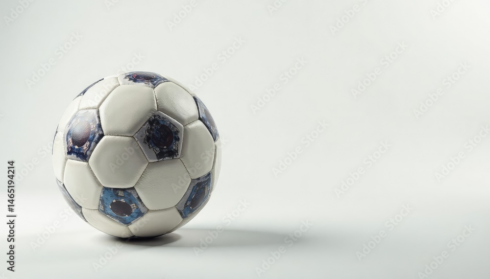 Classic football, pristine condition, white backdrop , white, laces Classic football, pristine condition, white backdrop , white, laces