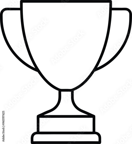 trophy cup icon vector illustration