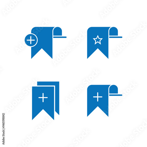 Book Icon Set Vector Design.