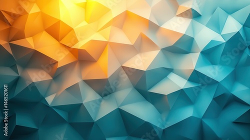 Geometric abstract background with gradient colors