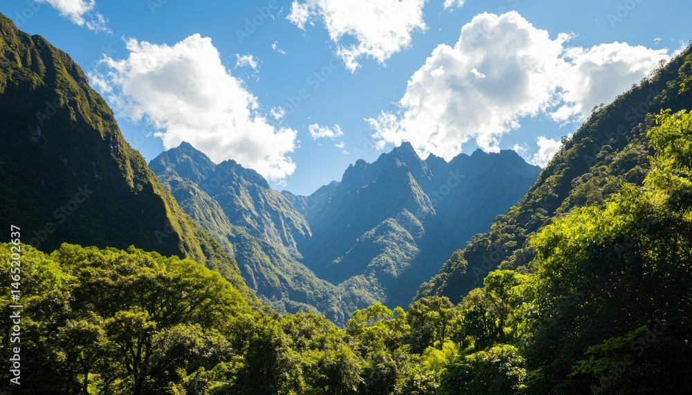 Mountain valley landscape (1) Mountain valley landscape (1)