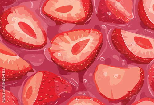 strawberry pattern