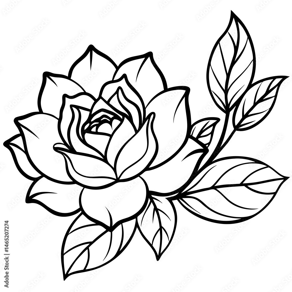 Obraz premium vector illustration of lotus flower