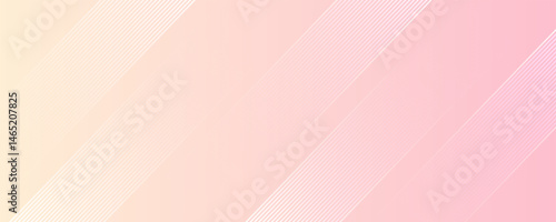 pink and yellow abstract background. Geometric stripe line art design. Modern geometric pattern. Futuristic style. pastel colorful, pink and yellow gradations.