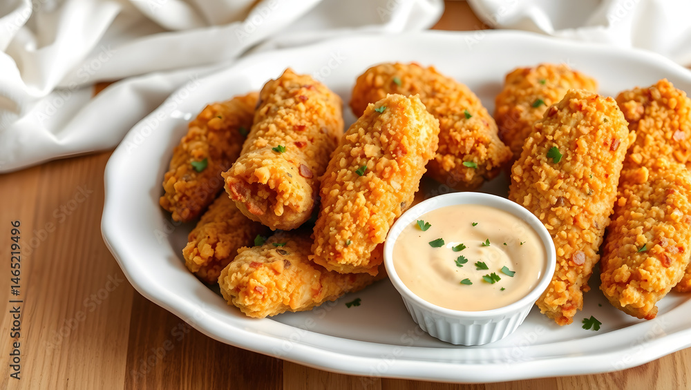 Chicken Tenders with Sauce Chicken Tenders with Sauce