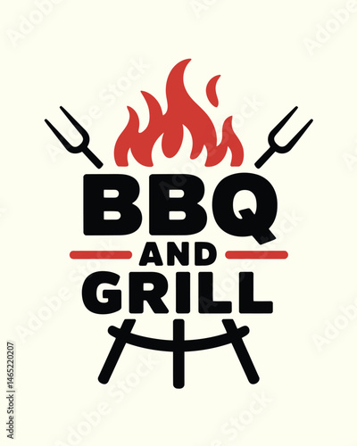 BBQ T-Shirt Design Vector, Vector typography t-shirt design template.