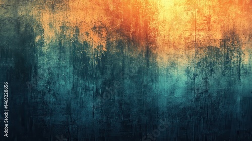 Textured wall with vibrant color transitions