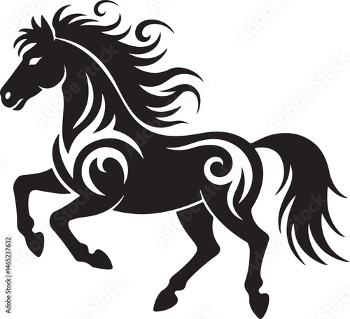 Wild Galloping Horse Silhouette

Majestic Standing Horse Vector Design

Horse Rider in Action Silhouette

Elegant Horse Head Line Art

Running Stallion in the Wind Silhouette