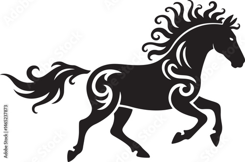 Wild Galloping Horse Silhouette

Majestic Standing Horse Vector Design

Horse Rider in Action Silhouette

Elegant Horse Head Line Art

Running Stallion in the Wind Silhouette