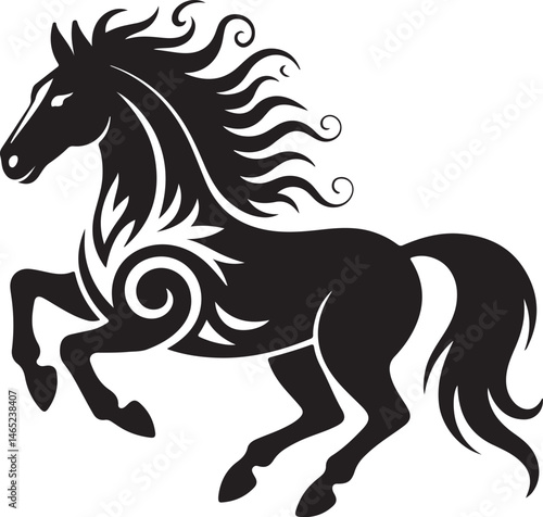 Wild Galloping Horse Silhouette

Majestic Standing Horse Vector Design

Horse Rider in Action Silhouette

Elegant Horse Head Line Art

Running Stallion in the Wind Silhouette