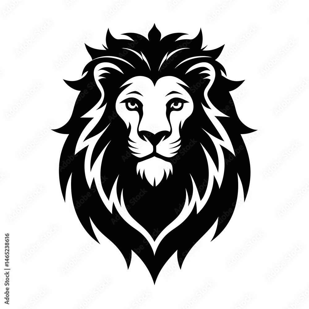 Obraz premium lion head vector 
