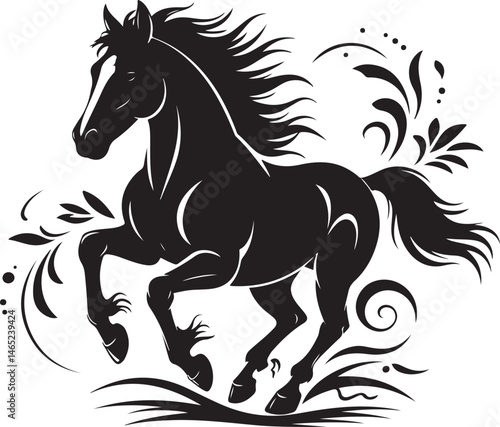 Wild Galloping Horse Silhouette

Majestic Standing Horse Vector Design

Horse Rider in Action Silhouette

Elegant Horse Head Line Art

Running Stallion in the Wind Silhouette