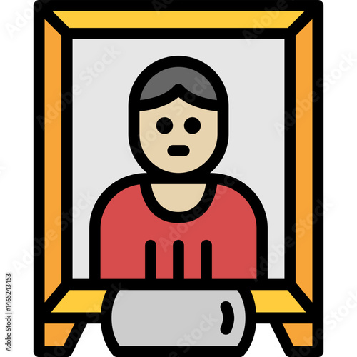 ancestor filled outline icon