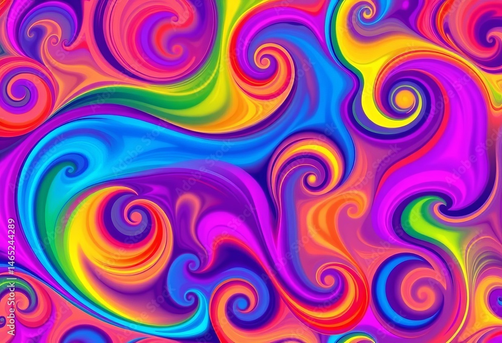 Abstract vibrant seamless pattern, colorful swirls & shapes ideal for digital backgrounds, lines, surface Abstract vibrant seamless pattern, colorful swirls & shapes ideal for digital backgrounds, lines, surface