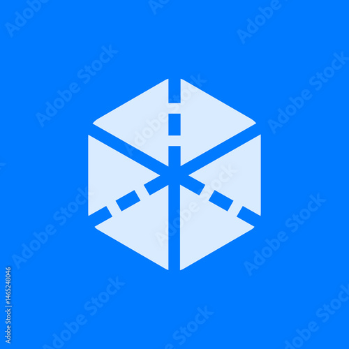 Transparent Cube Filled
