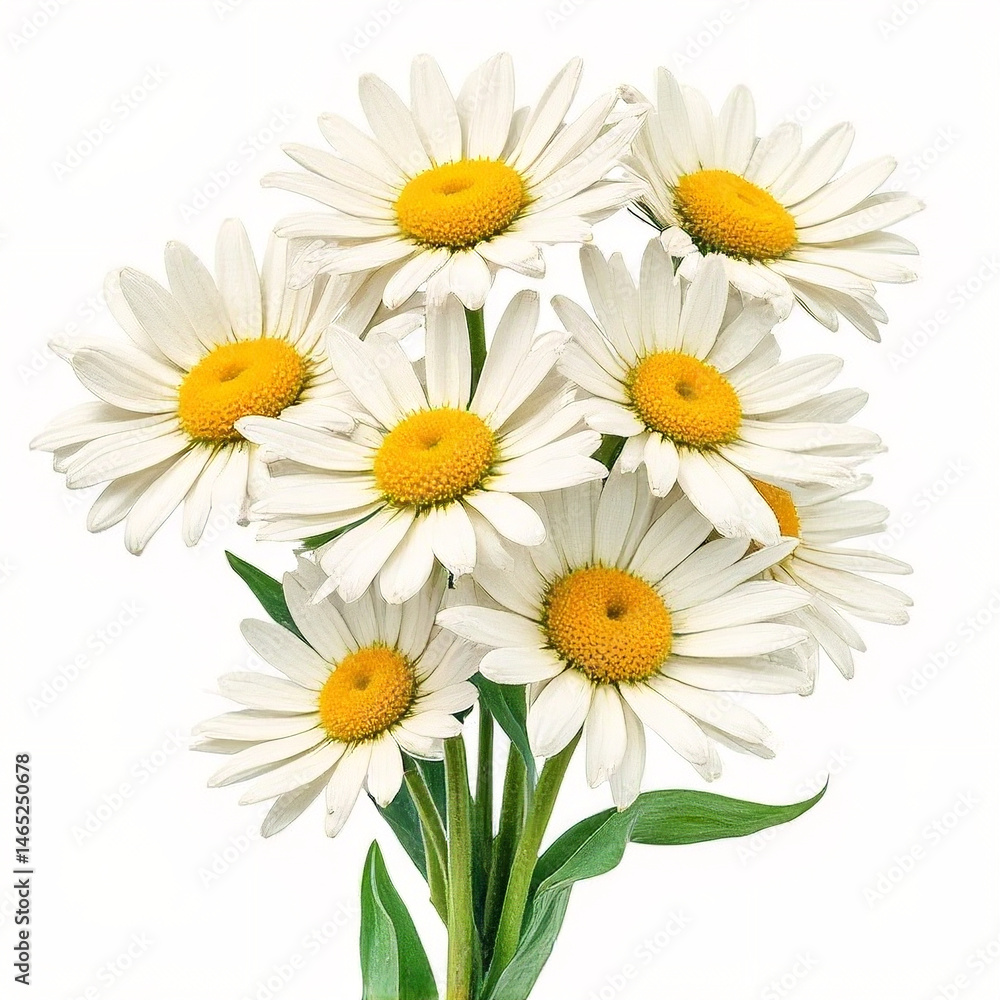 Fototapeta premium A colorful watercolor painting of a bouquet of daisies