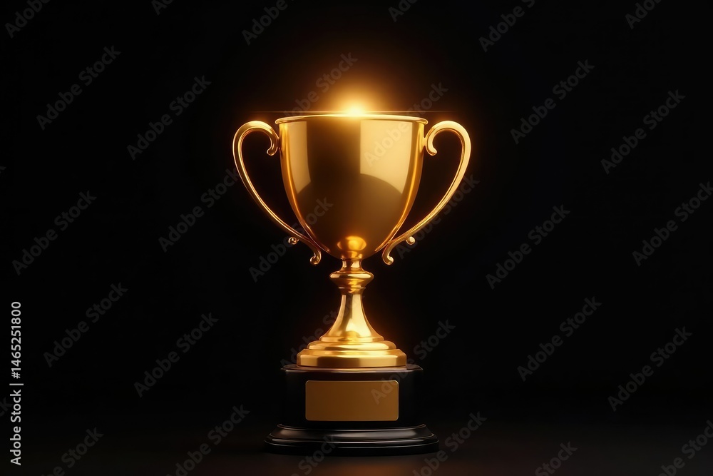 Gleaming gold trophy star on a black background, isolated Perfect for awards, achievements, success concepts , luxury, shiny, number one Gleaming gold trophy star on a black background, isolated Perfect for awards, achievements, success concepts , luxury, shiny, number one