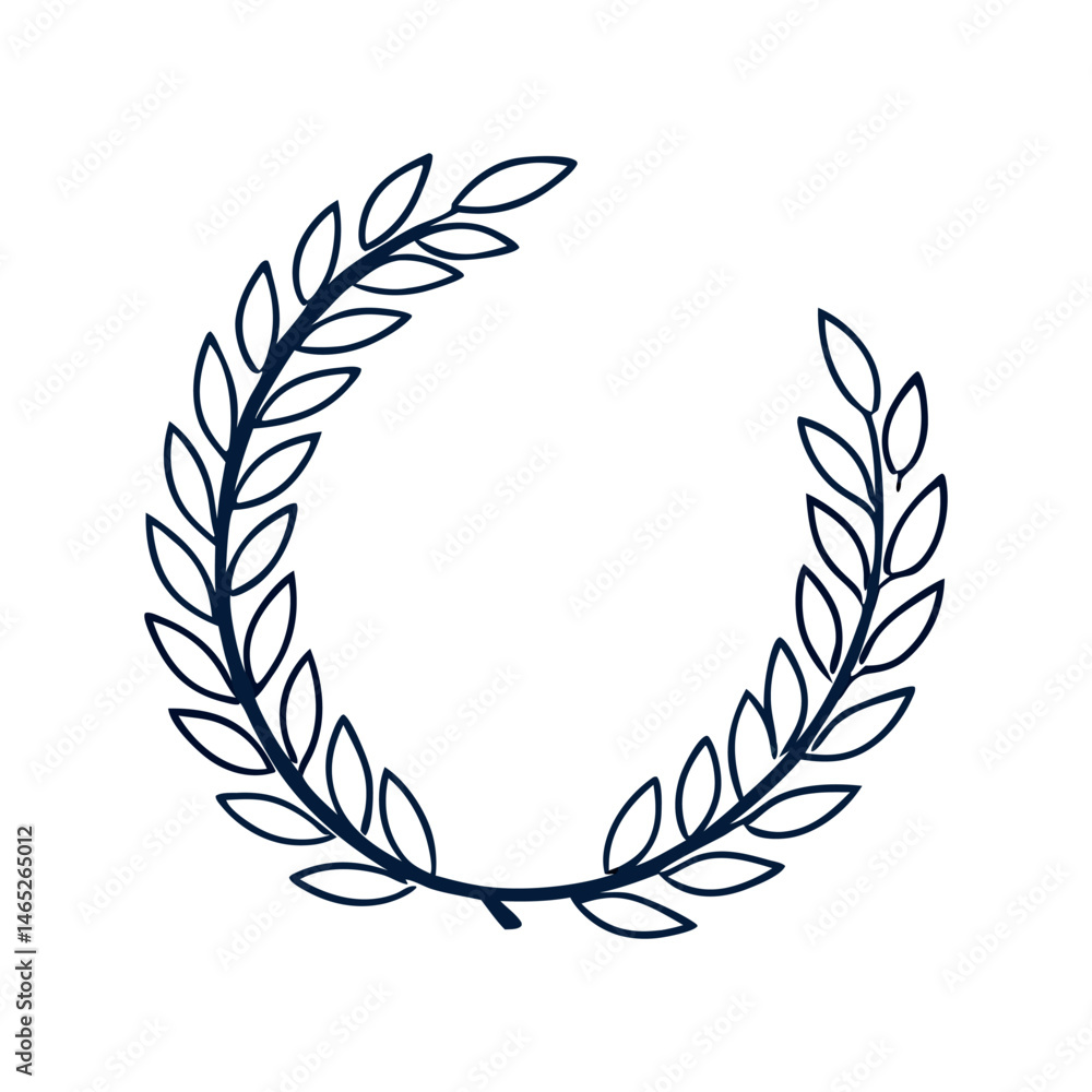 set-of-laurel-wreath-illustration-vectors-miinimal set-of-laurel-wreath-illustration-vectors-miinimal